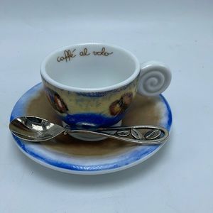 THUN Caffé al Volo cup saucer spoon